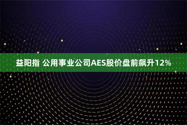 益阳指 公用事业公司AES股价盘前飙升12%