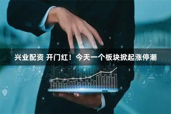 兴业配资 开门红！今天一个板块掀起涨停潮